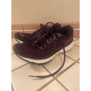 Brooks Ghost 12 Women's Running Shoes Plum Purple Sneakers Athletic Comfort